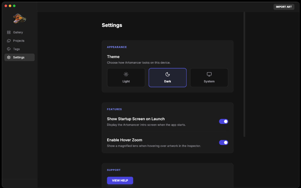 web site screenshot